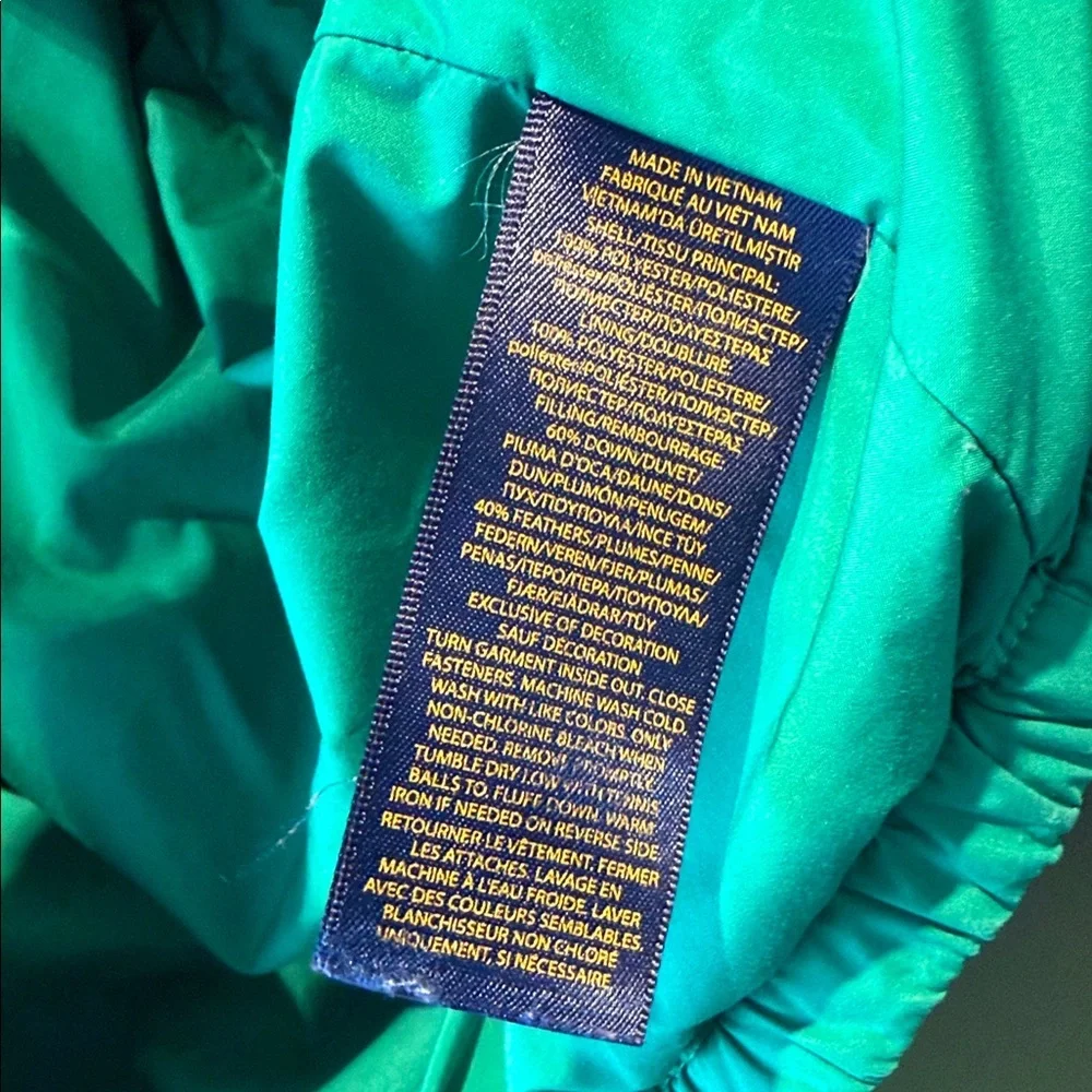 Ralph Lauren Green and Blue Polo Jacket